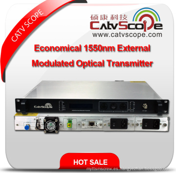 Transmisor láser óptico modulado externo de alto rendimiento económico CATV 1550nm